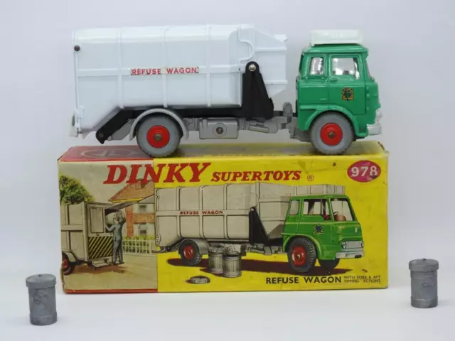 DINKY SUPERTOYS EMBALLÉ No.978 Bedford TK Refuse Wagon 1964-72 Vnm EUR  163,44 - PicClick FR