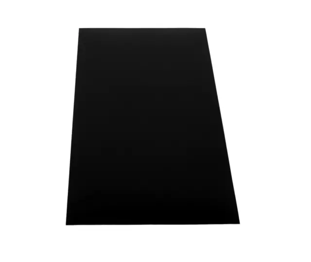 ABS Plastic Board / Sheet  1000x490mm BLACK/WHITE -Strength 1mm 2mm 3mm 4mm