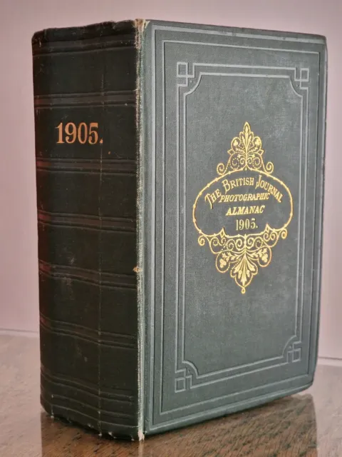 British journal photographic almanac 1905, advertisements, 1612 pages