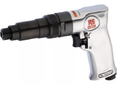 RS Pro AIR PISTOL SCREWDRIVER APT407 3/8” Drive 1800rpm Sensitive Trigger 
