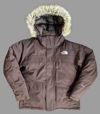 AUTH MEN'S THE North Face Brown HyVent Down Puffer Jacket Casual ...