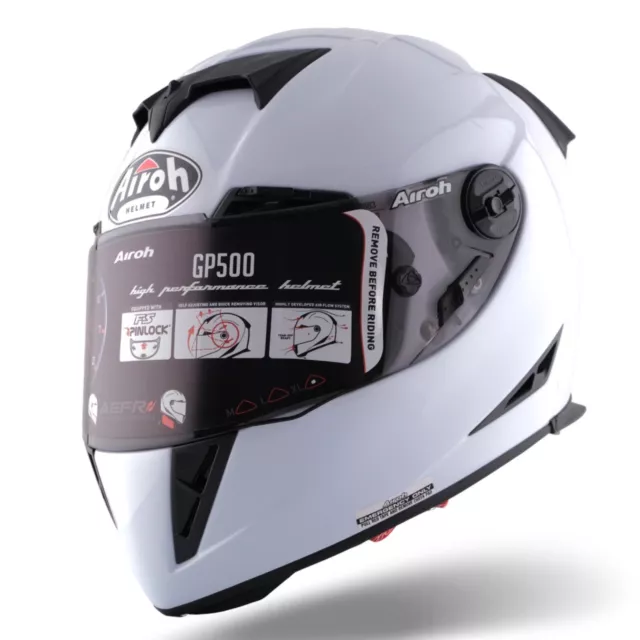 Casco Integrale Airoh Moto Gp 500 Bianco  Taglia XL Nuovo Senza Scatola