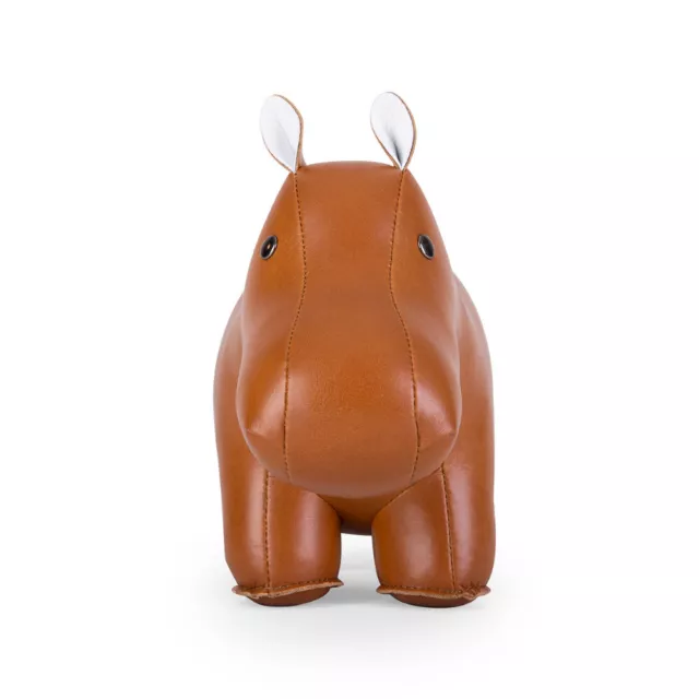 Zuny Bookend Classic Hippo Tan 3