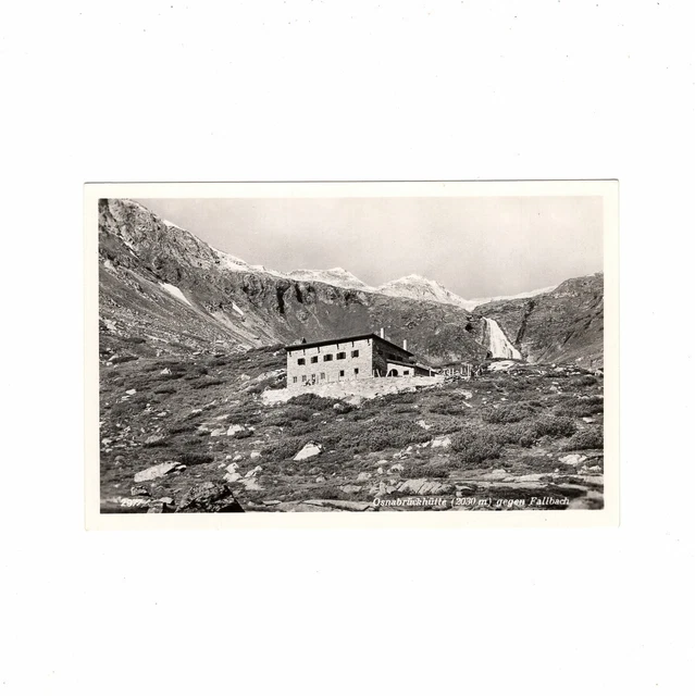 AK Ansichtskarte Osnabrückhütte gegen Fallbach - 1956