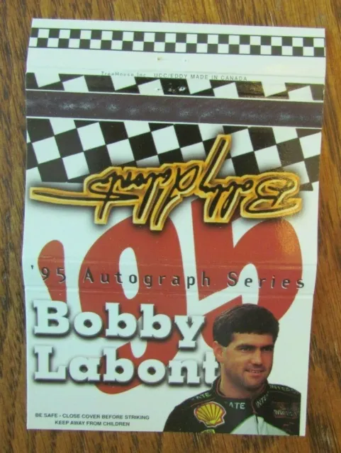 Nascar Racing Car Driver Bobby Labonte Matchbook Cover Empty 1995 Matchcover -D4