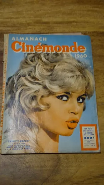 Magazine Cinemonde Almanach 1960 Bardot Charrier