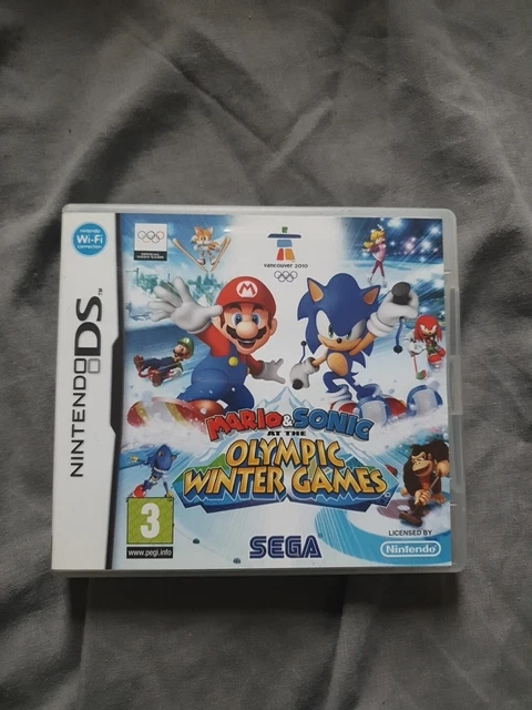 Mario & Sonic At The 2010 Olympic Winter Games - Nintendo DS - Complete 