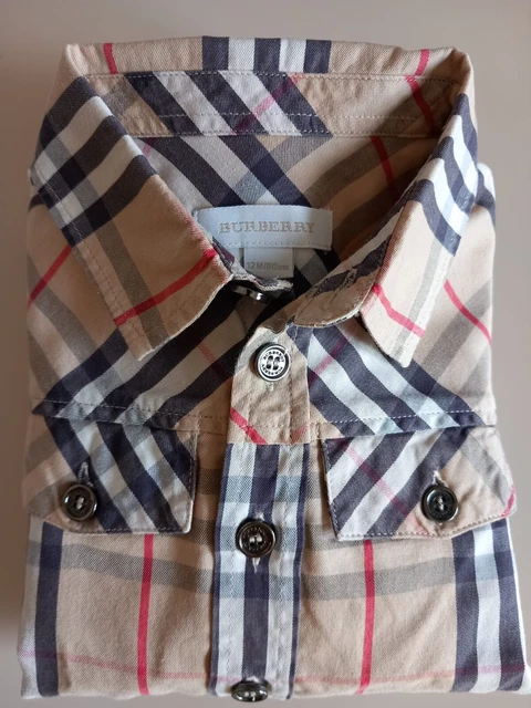 CAMICIA A QUADRI Burberry 100 cotone per bambino 12 mesi 80 cm EUR 40 00 PicClick IT