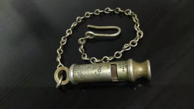 J.Hudson 244 barr Street metropolitan bucks special constabulary police whistle