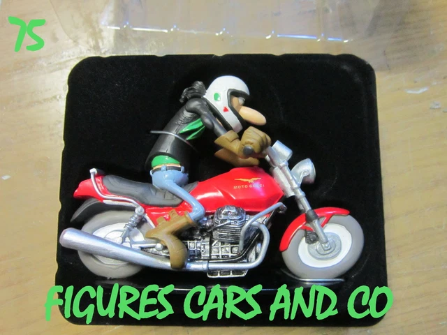 Figurine Joe Bar Team – Armand Et Sa Moto Guzzi Mille GT – Résine 1/18 – Vents D'Ouest