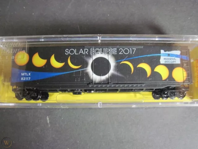 Echelle N 1/160 MicroTrains NASA 038 00 550 Wagon couvert 50' acier #82117