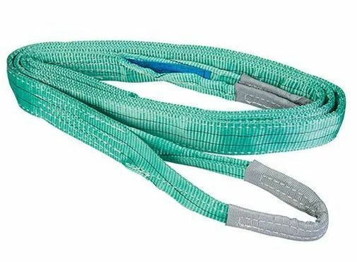 Nastro di sollevamento cinghia imbracatura rotonda con passanti 2000 kg lunghezza 4 m 60 mm larghezza verde