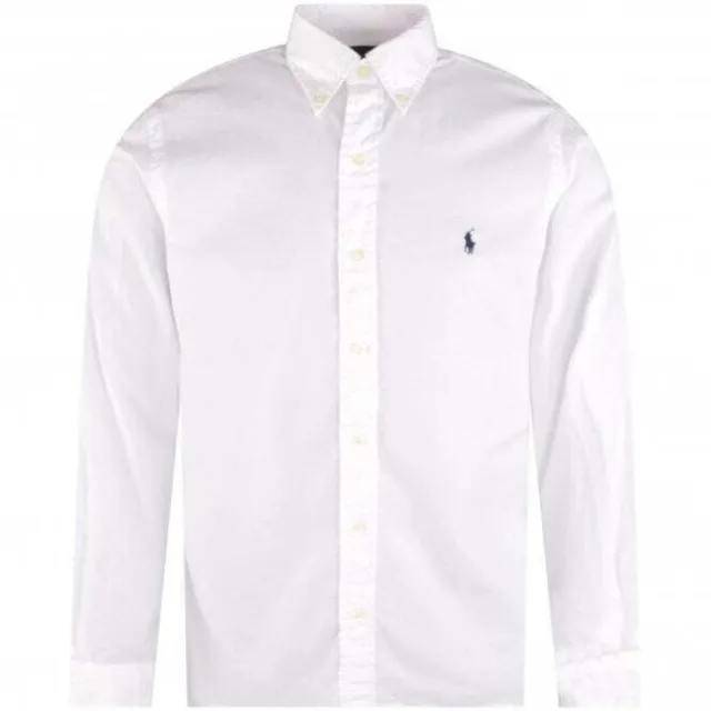 Ralph Lauren Custom Fit Oxford Shirt | Long Sleeve | White | RRP£120