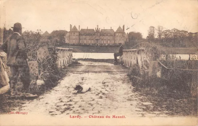 Cpa 91 Lardy Chateau Du Mesnil