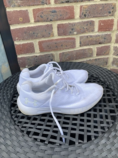 Scarpe da ginnastica Under Armour bianche taglia UK 7,5