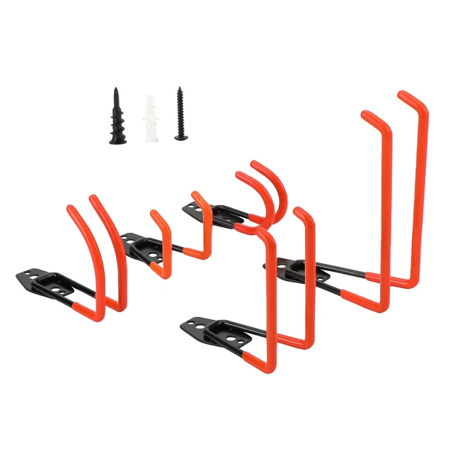 5 x supporto attrezzi gancio da parete forma a U supporto utensili supporto da parete gancio da garage E1