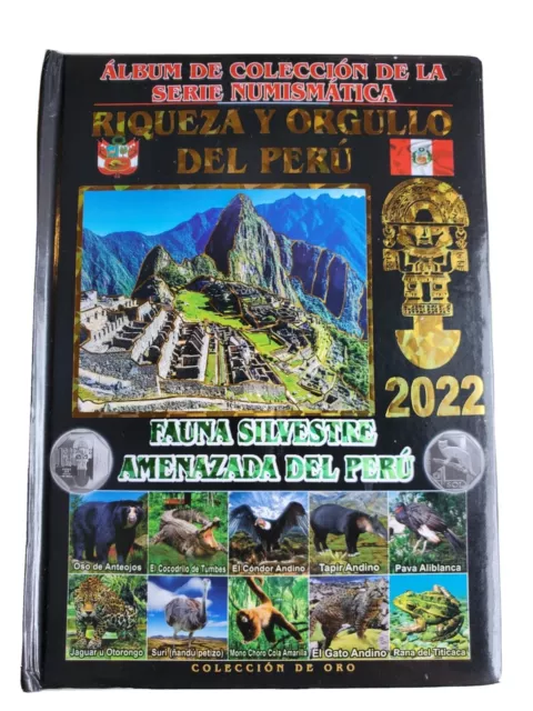 Peruvian Coins Album Collection 2010-2022 Peru 42 Souvenir Coleccion De Monedas