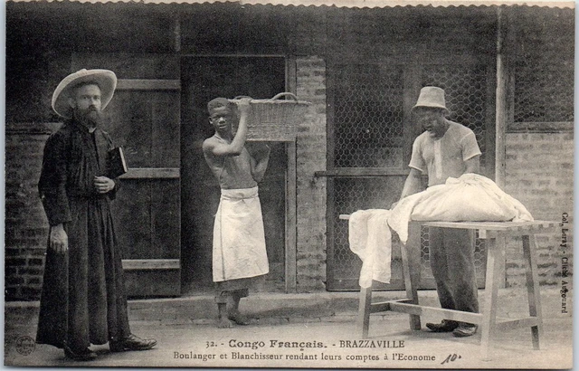 CONGO - BRAZZAVILLE - boulanger & blanchisseur.