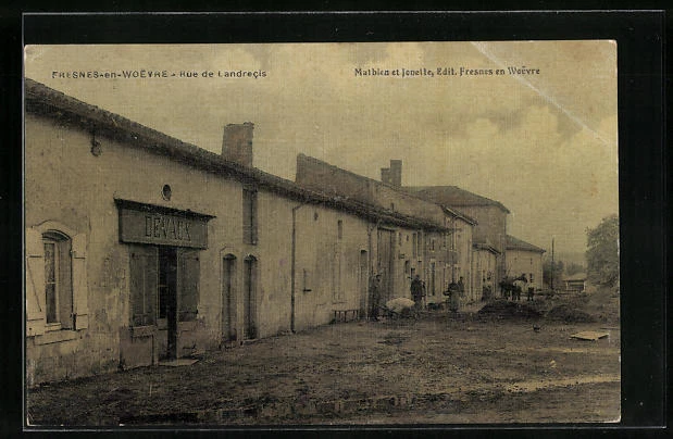 CPA Fresnes-en-Woevre, Rue de Landrecis