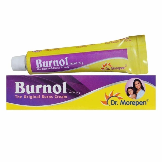 2 X 20gm Dr. Morepen Burnol crema, cuida de Burns Original Burnol crema