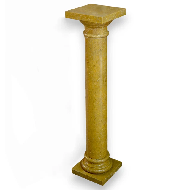 Colonna in Marmo Giallo India Italian Interior Design H 100cm