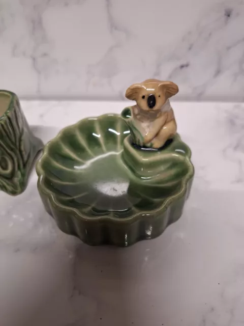 Wade Koala Small Vase & Dish 2