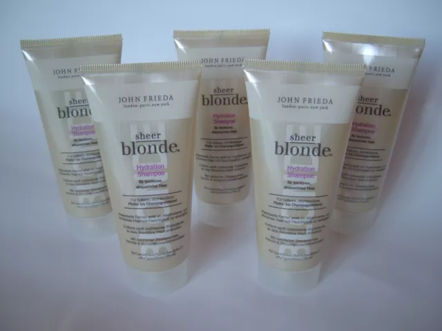John Frieda SHEER BLONDE Hydration Shampoo 5x 50ml