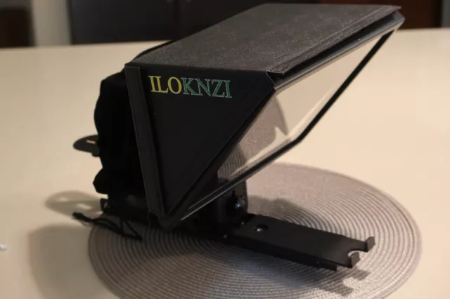 ILOKNZI i2/12inch/Black, Liftable Teleprompter with Remote Control