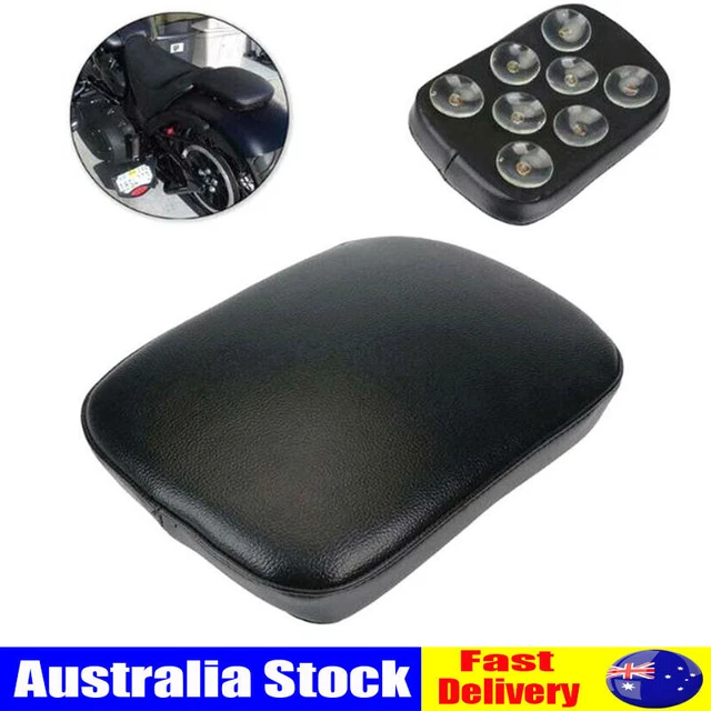 Rear Passenger Pillion Pad Seat 8 Suction Cup For Harley for Sporter Softail AU