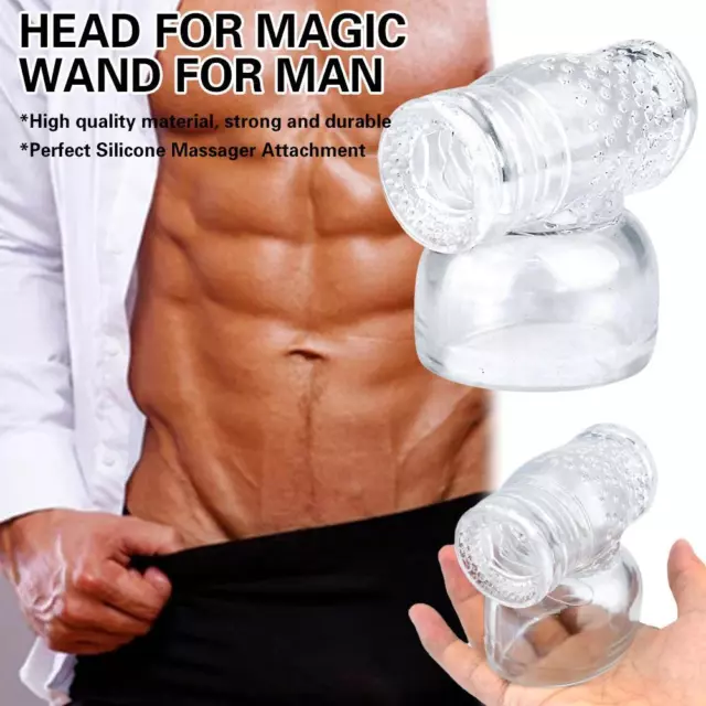 Clear TPE Male Humming Bird Attachment Magic Wand Massagegerät O1N9