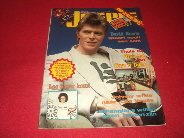 Joepie 190 (6/11/77) David Bowie Leo Sayer Sylvie Vartan Stranglers Abba Kraus