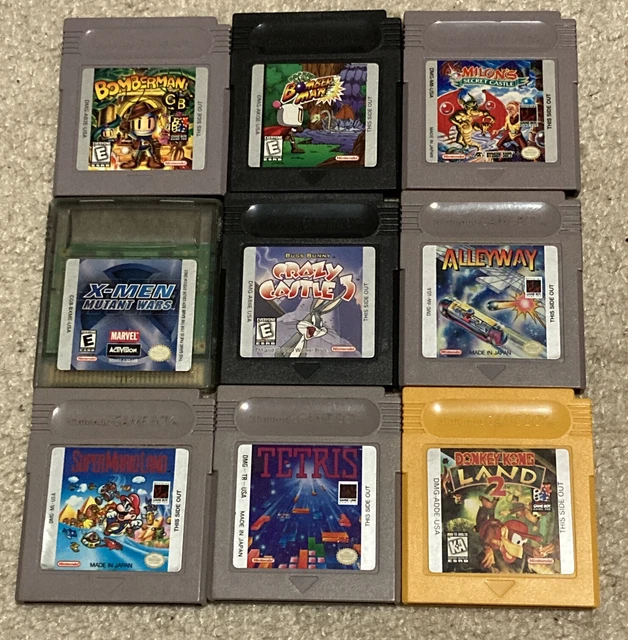 9 Nintendo Gameboy/Gameboy Color Games Lot Bundle. Authentic Games Only. Tested