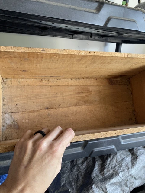 Hercules Powder Extra Dynamite Mining Box Wood Crate with Tongue and Groove 4
