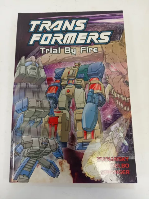 Titan Books Transformers Trial By Fire Rare Paperback Comic Book Collectors