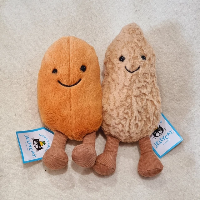 JELLYCAT PEANUT AND Baked Bean New With Tags £79.99 PicClick UK