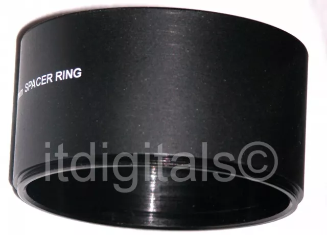 72mm Spacer Ring For Lens Filter Adapter Tube Metal Hood Special Effects 72 mm
