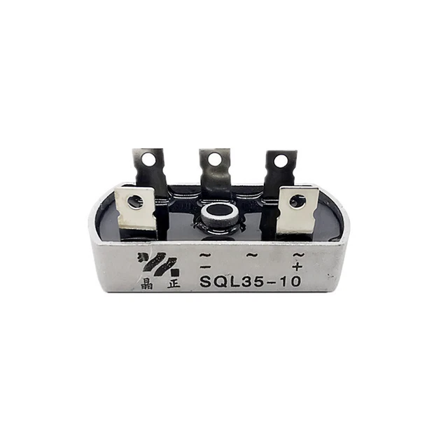 Rectificador puente de diodo 3 fases recubierto de aluminio SQL35A 1000V kit de recuperación rápida-x