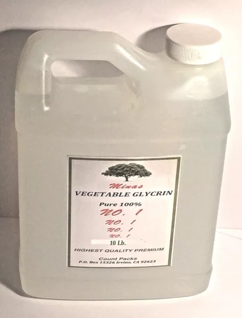 GLYCERIN 100 % PURE KOSHER USP VEGETABLE GLYCERIN 10 LB kosher