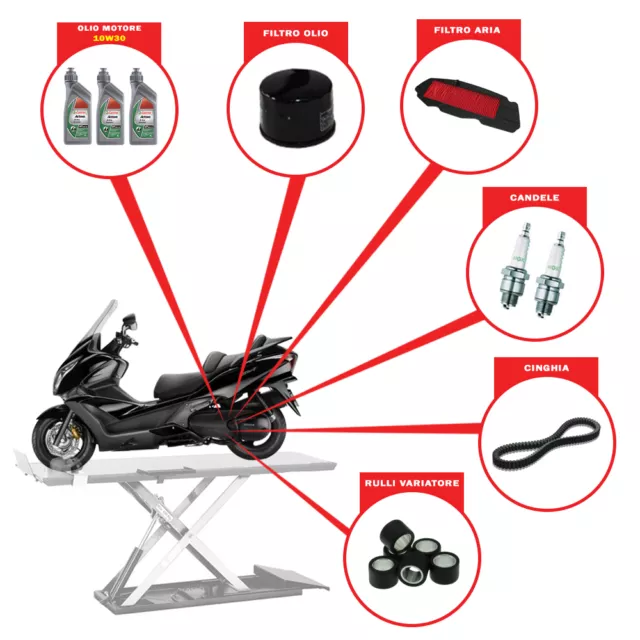 Kit Tagliando [Motore+Trasmissione] - Honda Fjs Sw-T 400 (2009-2013)