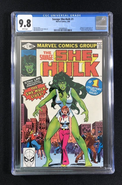 CGC 9.8 Savage She-Hulk #1 Marvel Comics 1980 1st App & Origin of She-Hulk WP