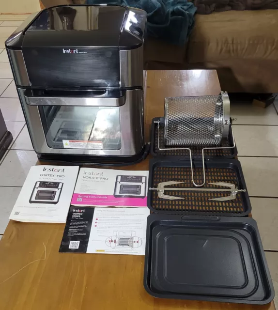 INSTANT VORTEX PRO Air Fryer 10, 10 Quart, 9in1 Rotisserie, Dehydrate