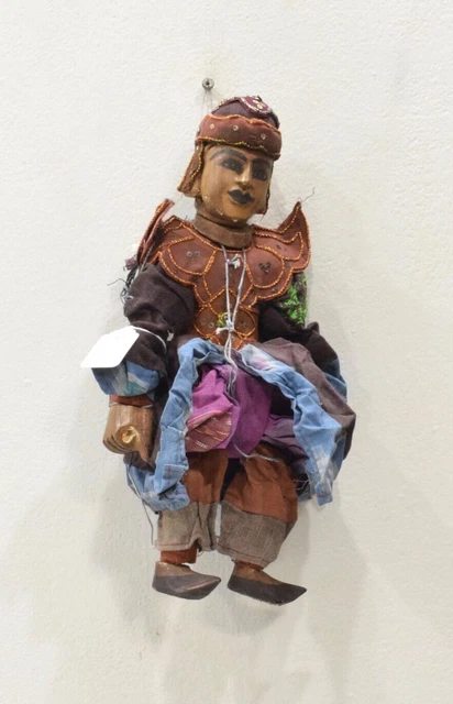 Puppet Marionette Wood Burmese Puppet Folk Art