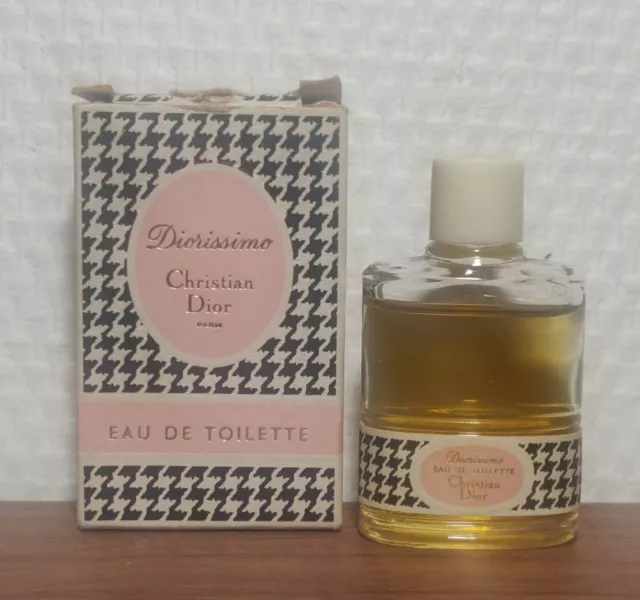 Eau de Toilette Dîorîssîmo de Christîan Dîôr 10 ml. Boîte. Plein. Bon état