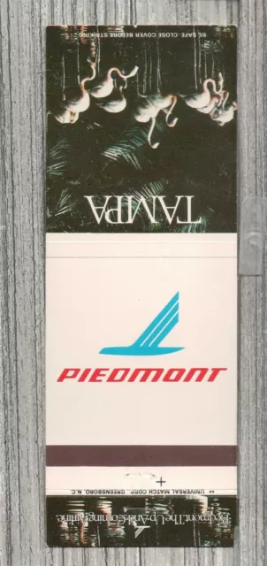 Matchbook Cover-Piedmont The Up and Coming Airlines-9817