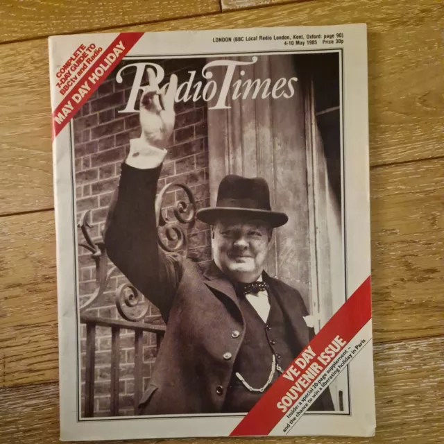 Radio Times 4-10 May Day 1985 V E Day souvenir WW2 edition 80s vintage magazine