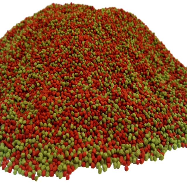 .8mm Green Gro & Color Enhancing Floating Pellets. Baby, Small Fish & Betta