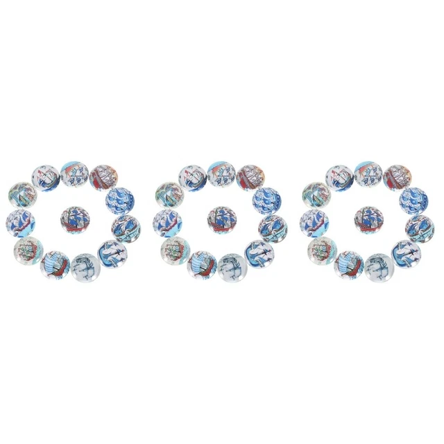 3x Nautische Perlen Schmuck Machen Cabochons Schmuck Cabochons