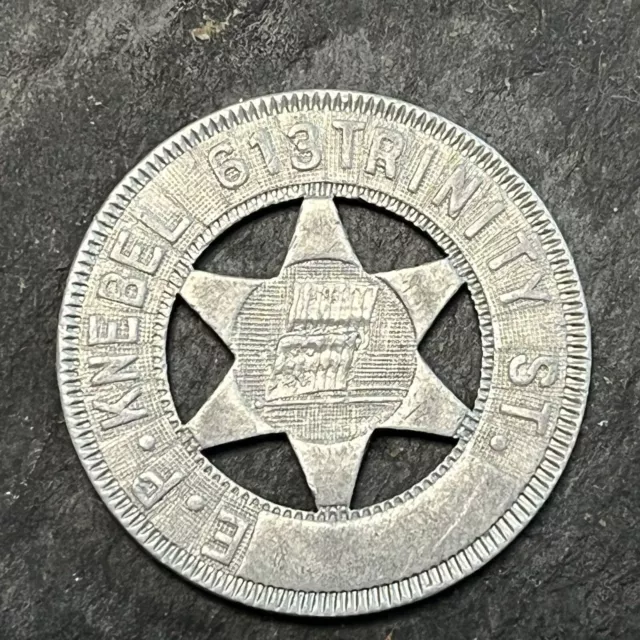 Circa 1920's Geo. W. Heene, Cleveland Ohio Good Luck Token American Flag