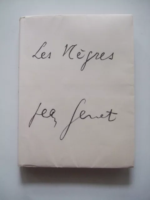 GENET Jean - Les Nègres - EO Ex N° 85/2500 Lana Couv. Litho MOURLOT 1958 TBE