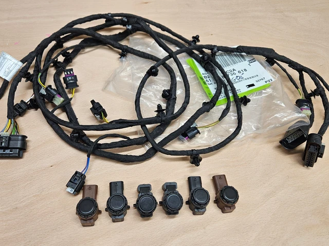 GENUINE BMW X5 X5M F95 G05 ront Parking Sensor Wiring Loom 6 Sensors X5 ...